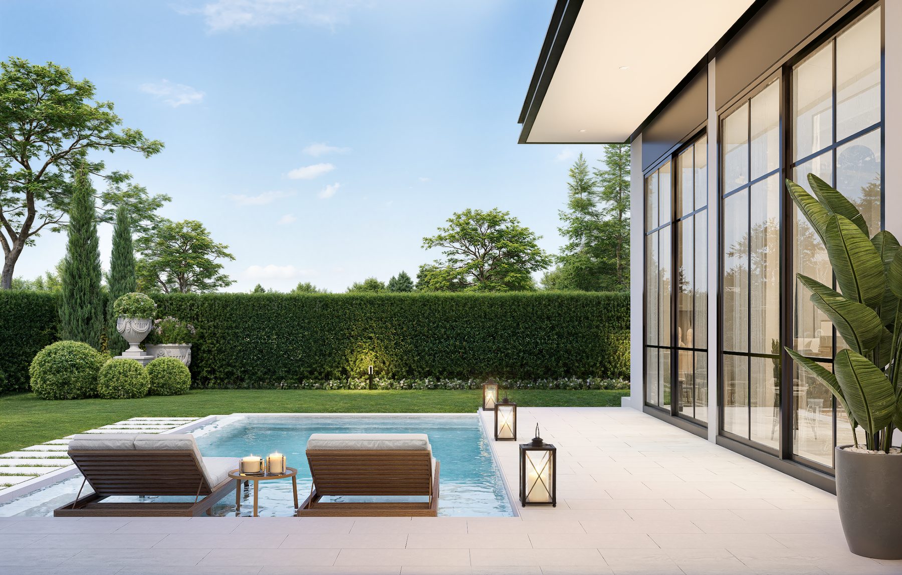 Residence Type A outdoor terrace