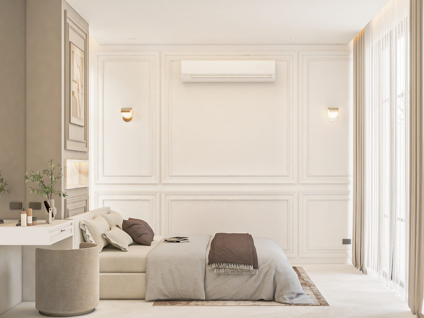 Ground-floor bedroom suite
