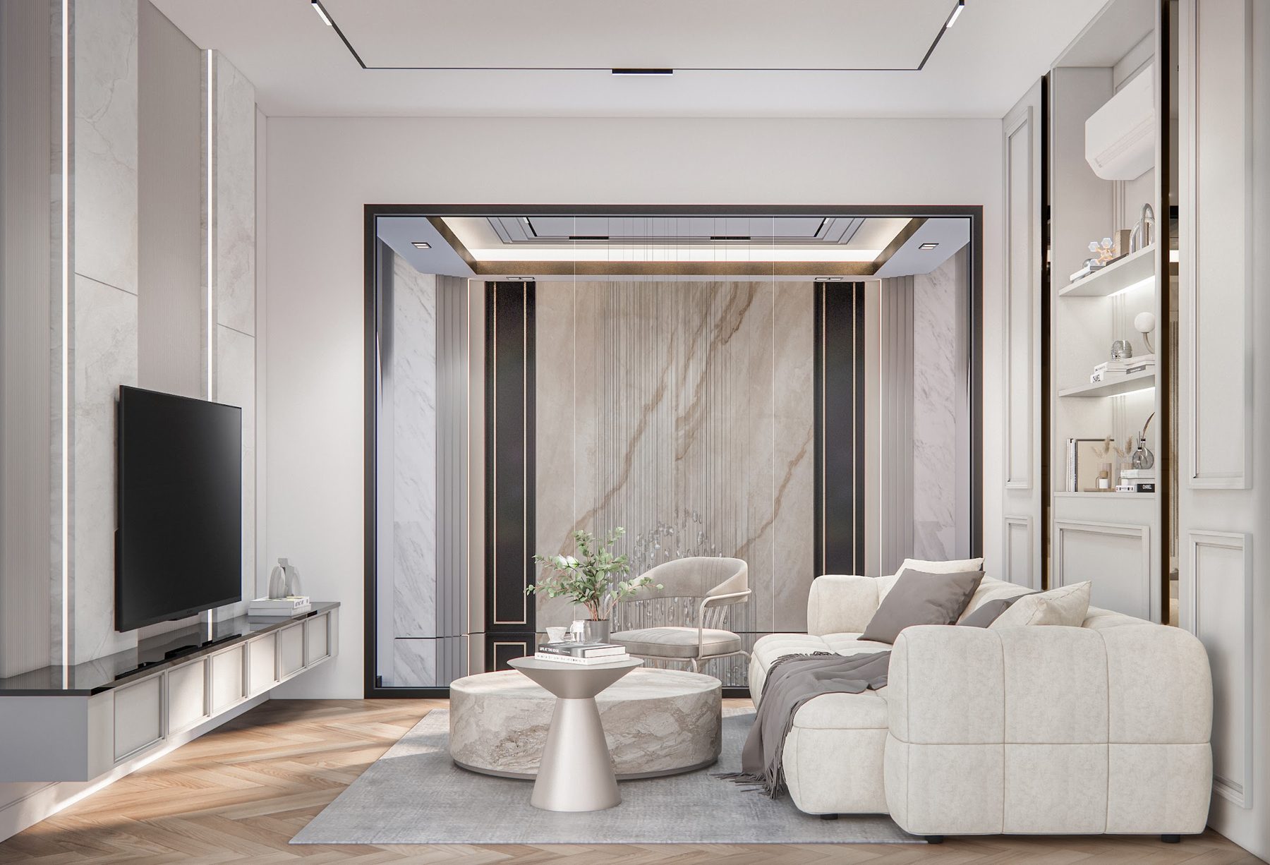 Upstairs multifunction family retreat